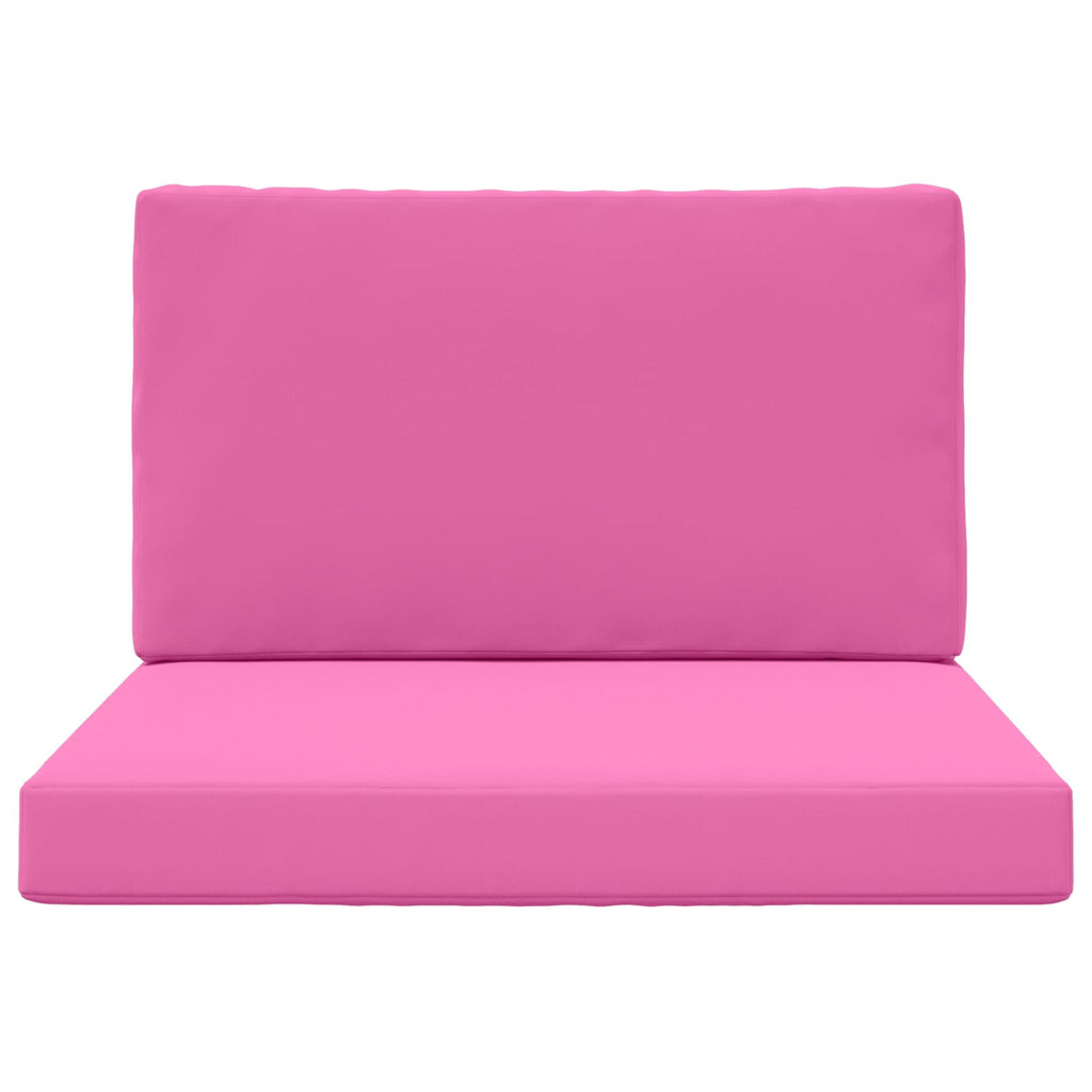 Sofakissen für draußen 2 pcs Rosa Polyester