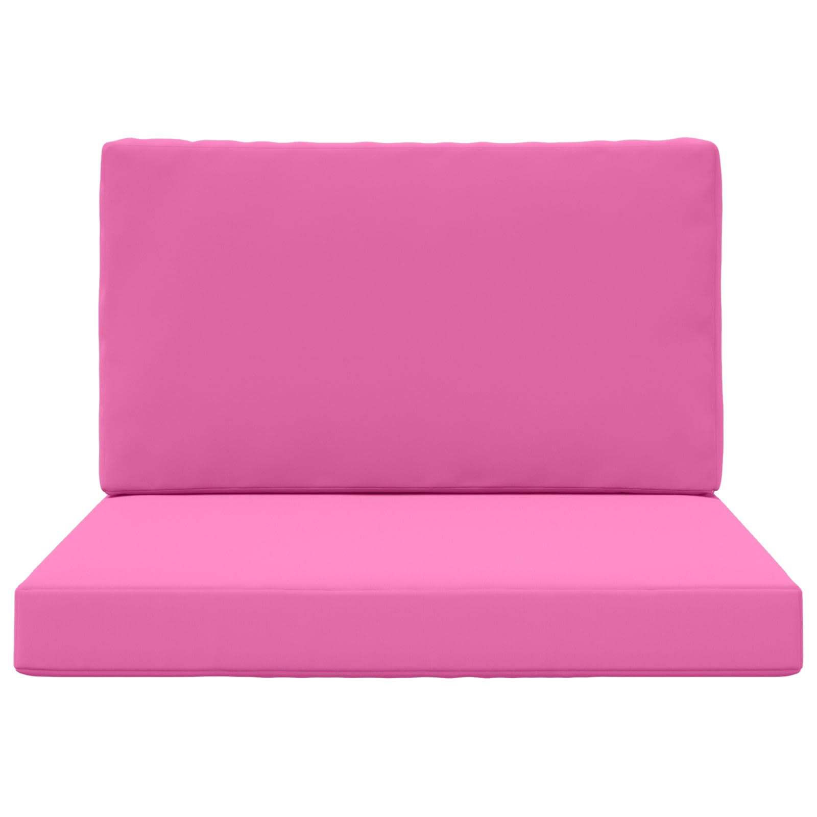 Sofakissen für draußen 2 pcs Rosa Polyester