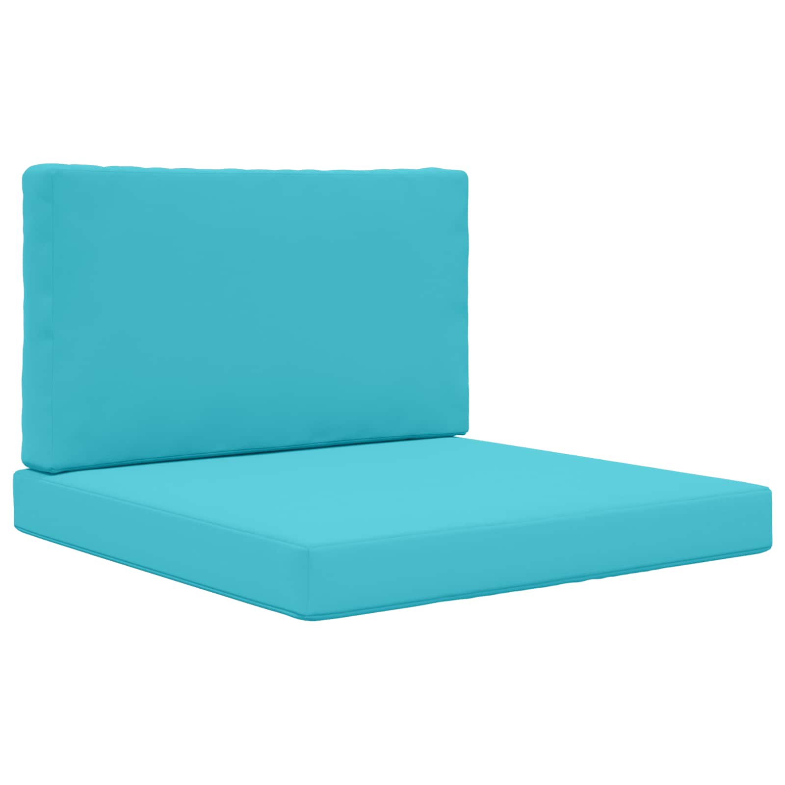 Sofakissen für draußen 2 pcs Türkis Polyester