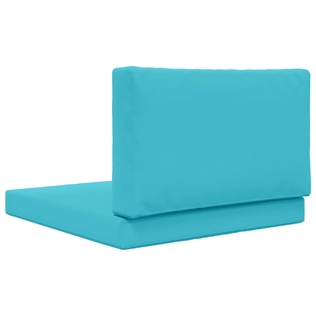 Sofakissen für draußen 2 pcs Türkis Polyester