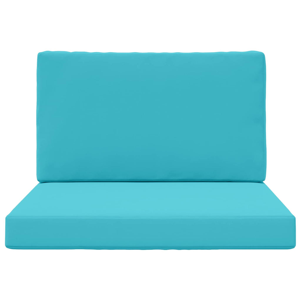 Sofakissen für draußen 2 pcs Türkis Polyester
