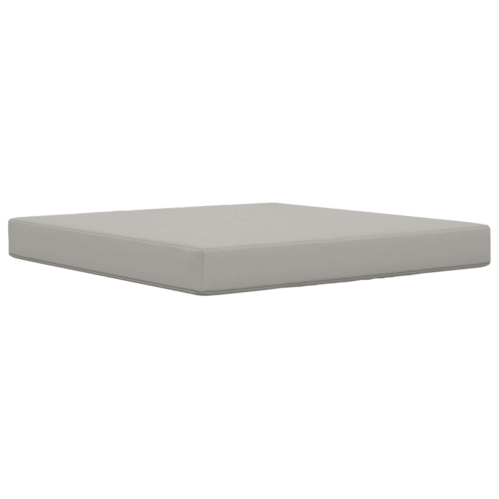 Sofakissen für draußen 2 pcs Grau Polyester