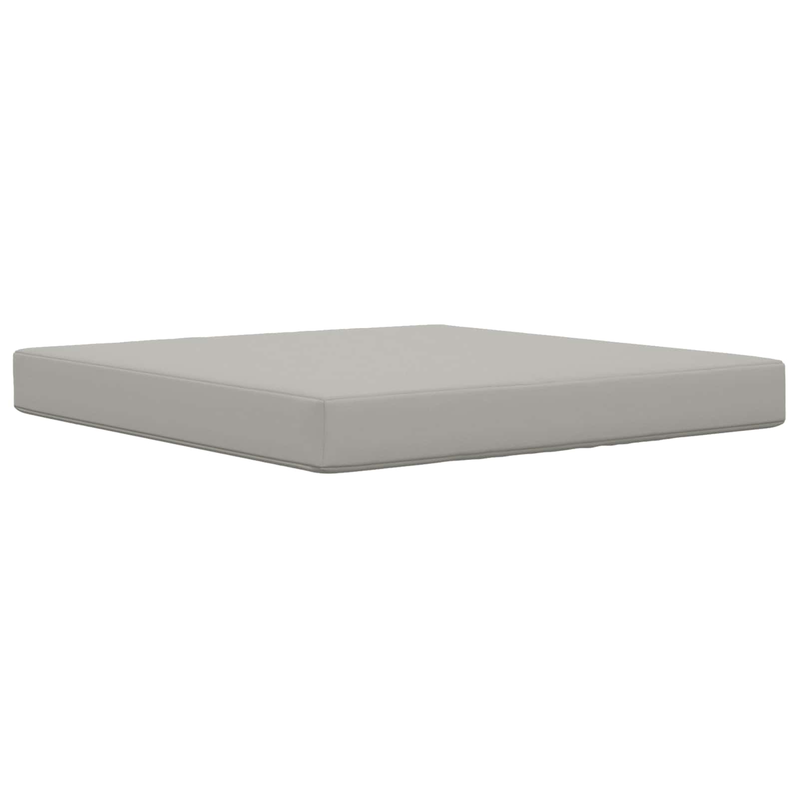 Sofakissen für draußen 2 pcs Grau Polyester