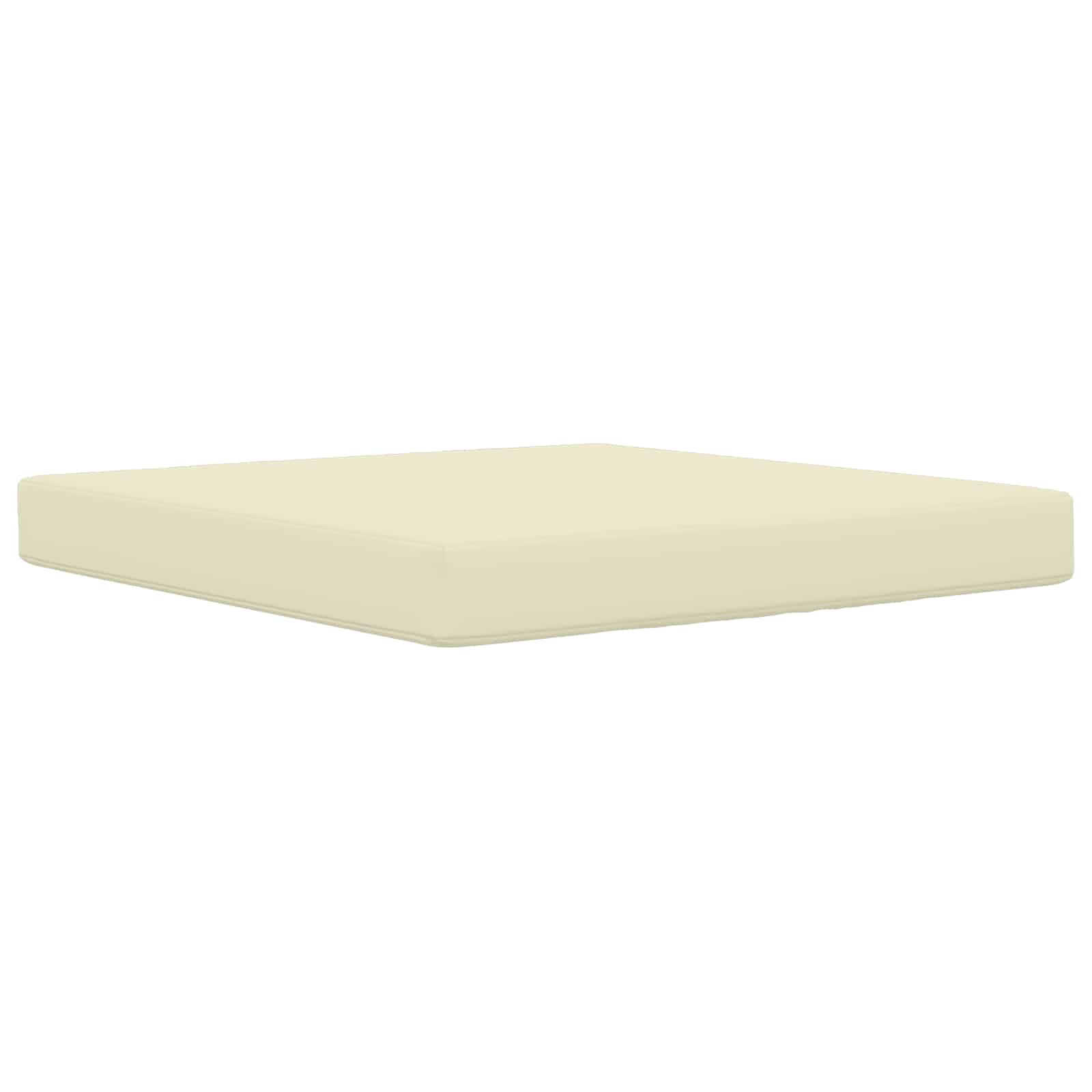 Sofakissen für draußen 2 pcs Creme Polyester