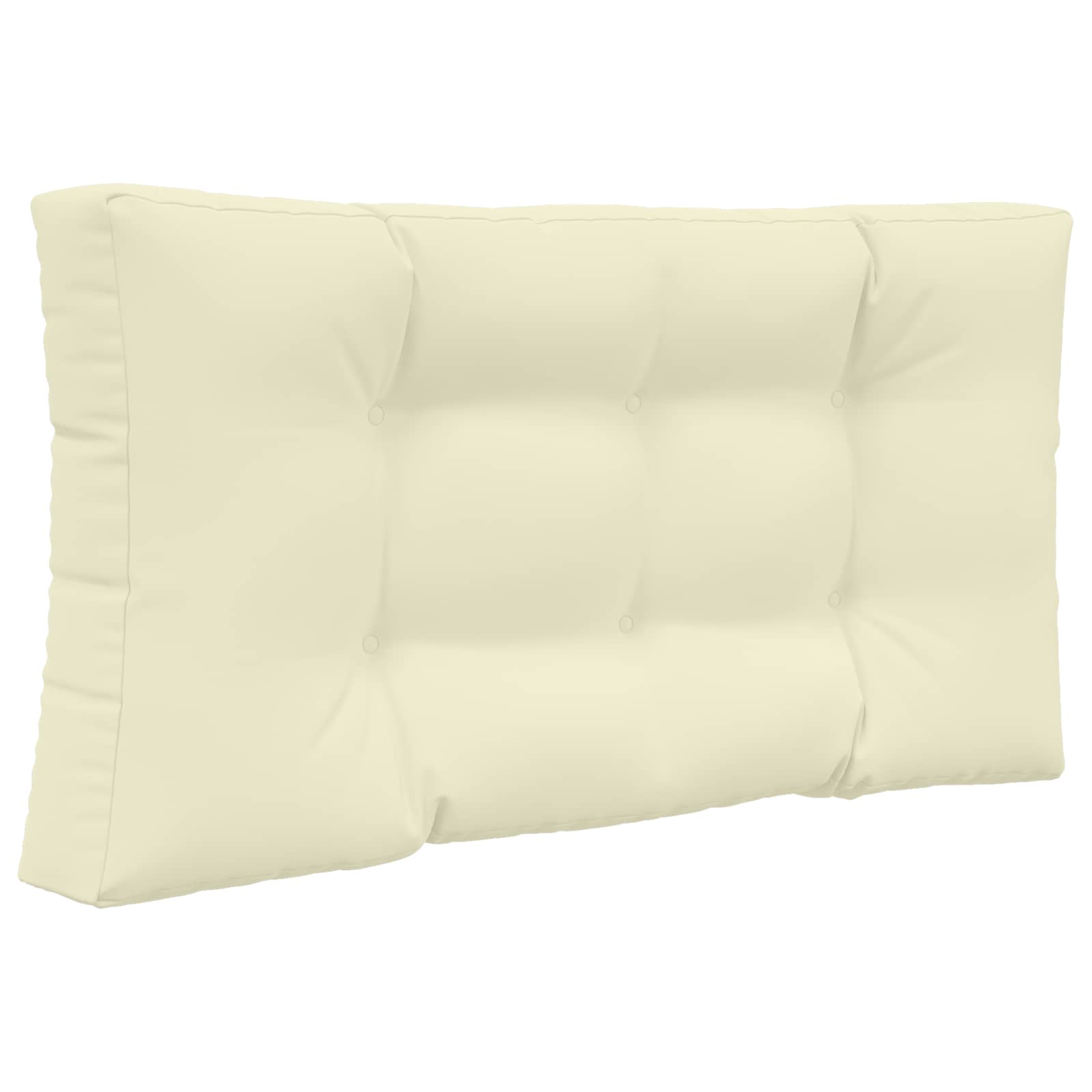 Sofakissen für draußen 2 pcs Creme Polyester