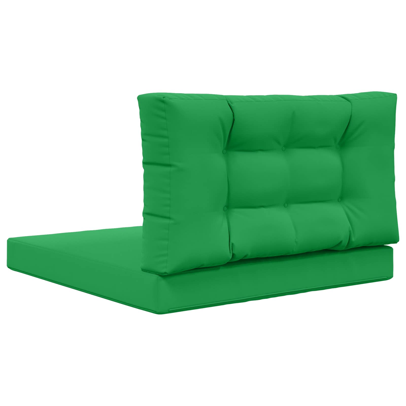 Sofakissen für draußen 2 pcs Grün Polyester