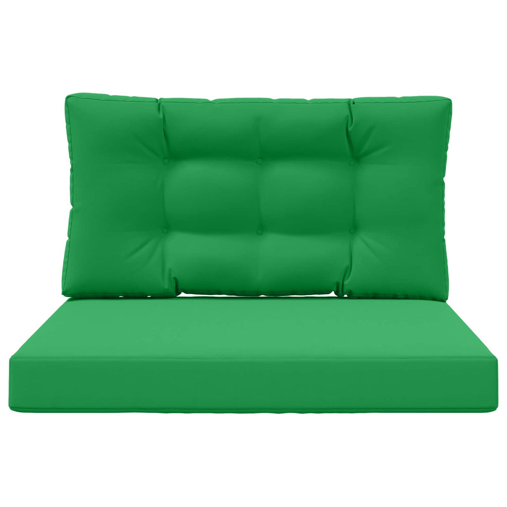 Sofakissen für draußen 2 pcs Grün Polyester