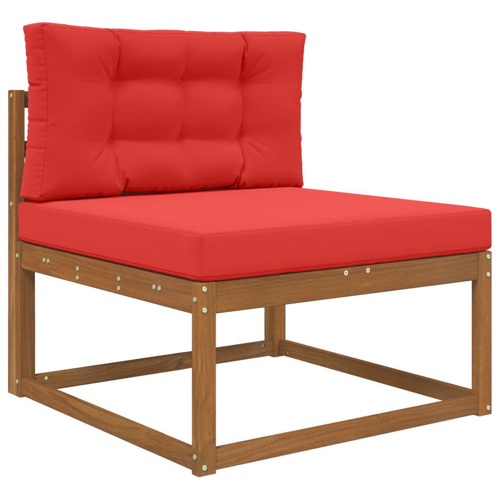 Sofakissen für draußen 2 pcs Rot Polyester