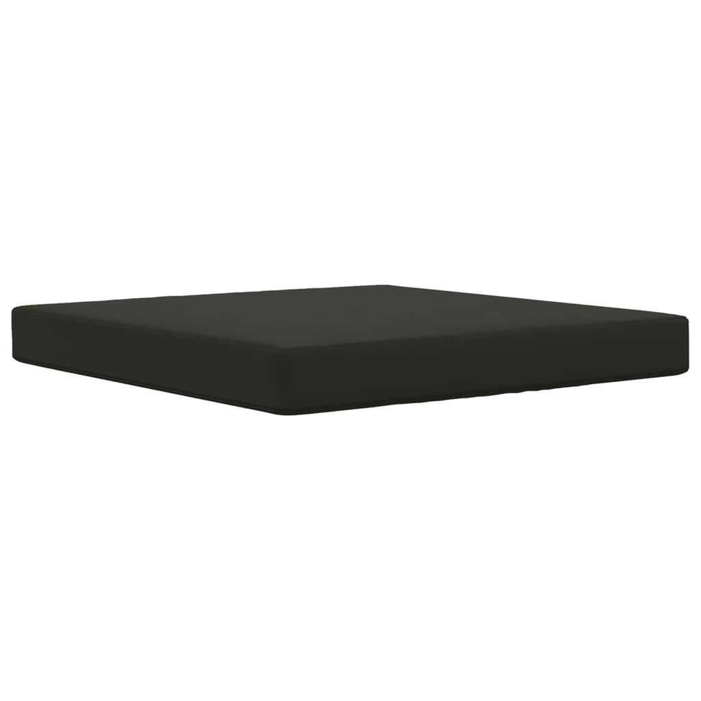 Sofakissen für draußen 2 pcs Schwarz Polyester