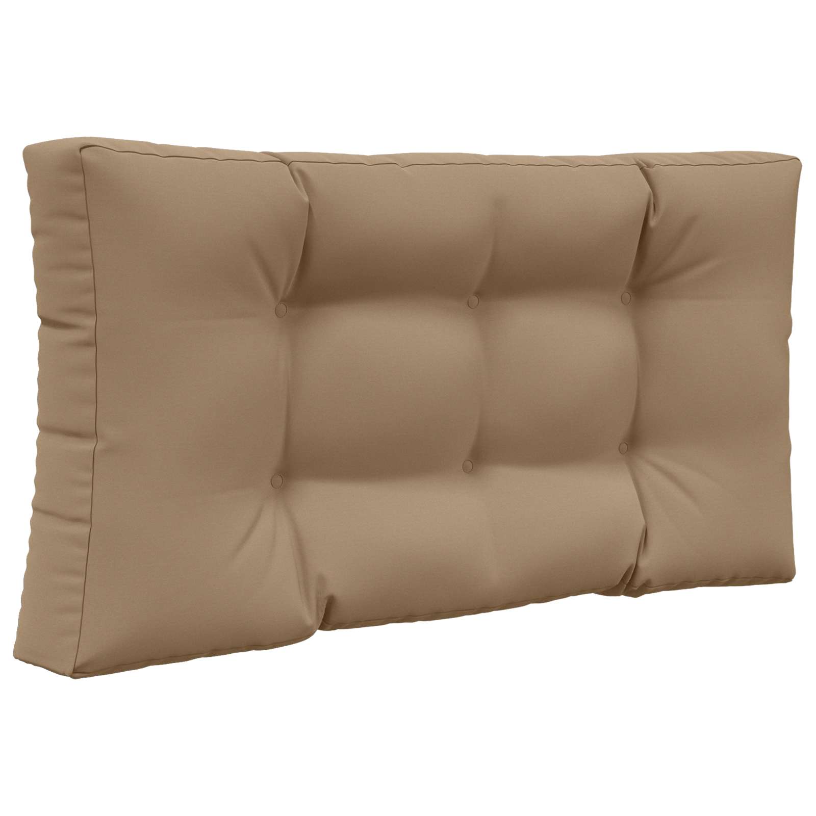 Sofakissen für draußen 2 pcs Taupe Polyester