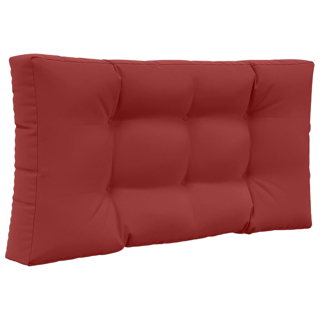Sofakissen für draußen 2 pcs Weinrot Polyester
