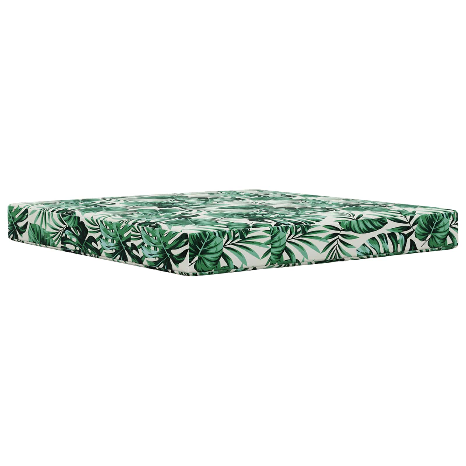 Sofakissen für draußen 2 pcs Blattmuster Polyester