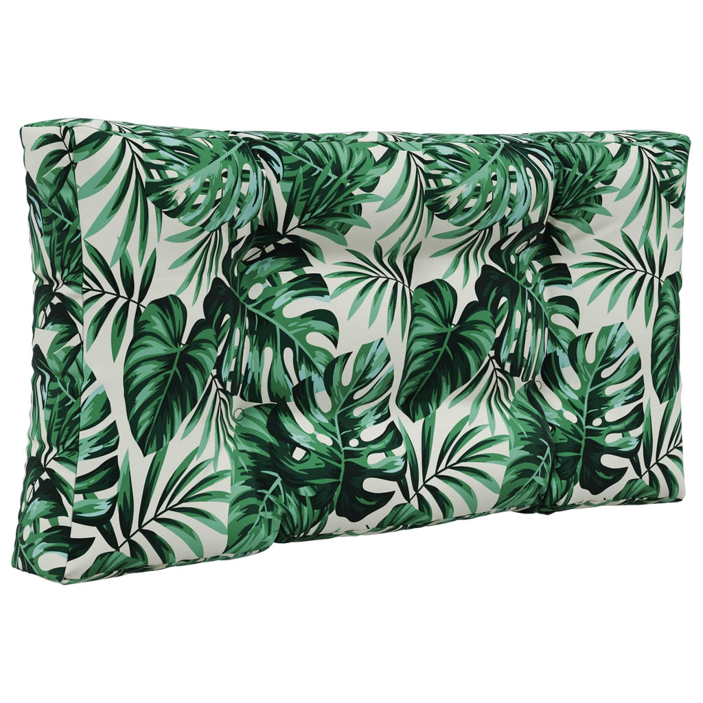 Sofakissen für draußen 2 pcs Blattmuster Polyester