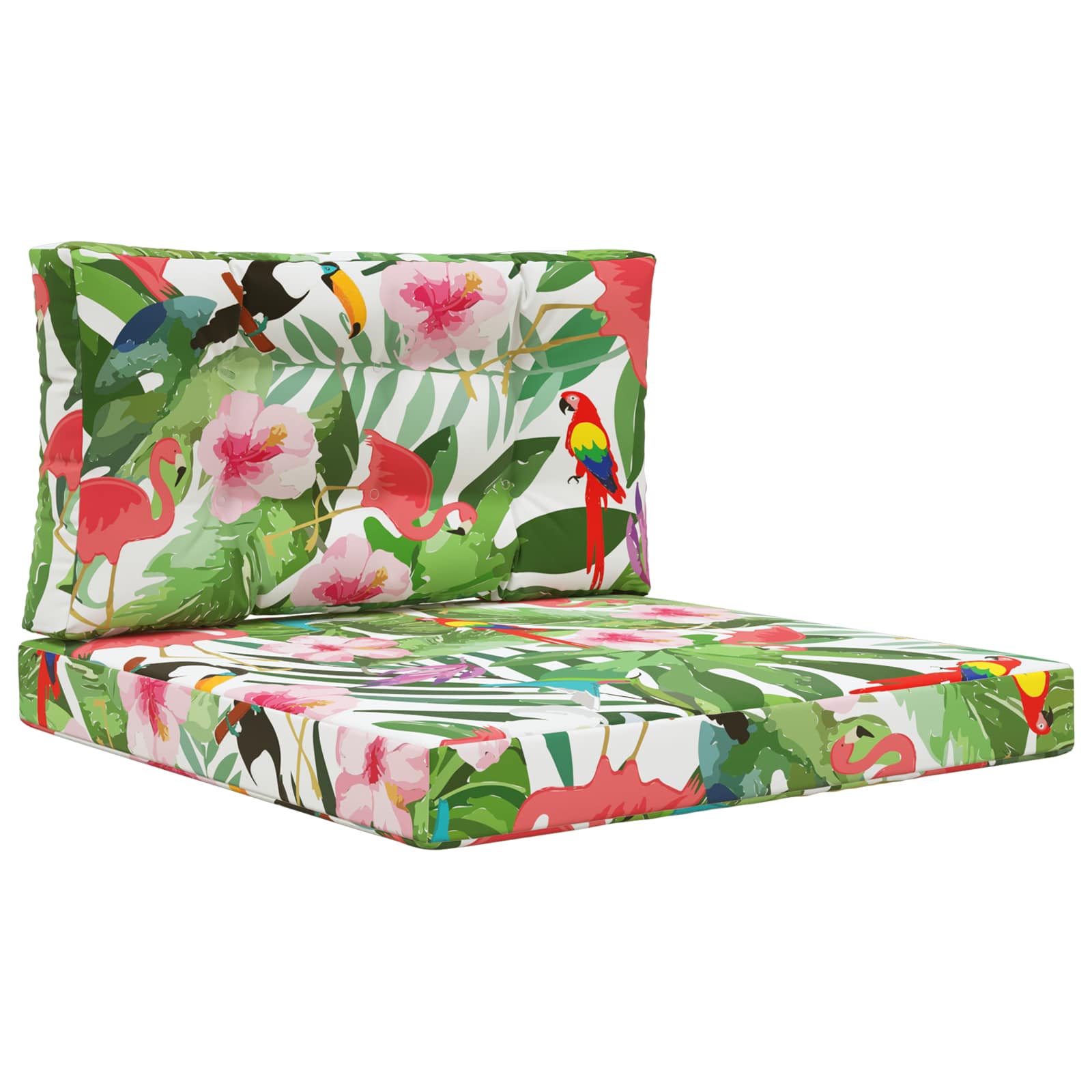 Sofakissen für draußen 2 pcs Bunt Polyester