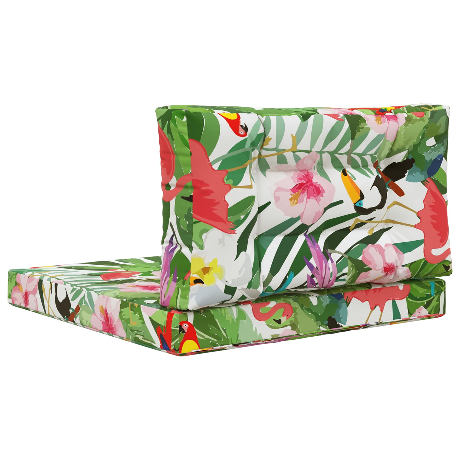 Sofakissen für draußen 2 pcs Bunt Polyester