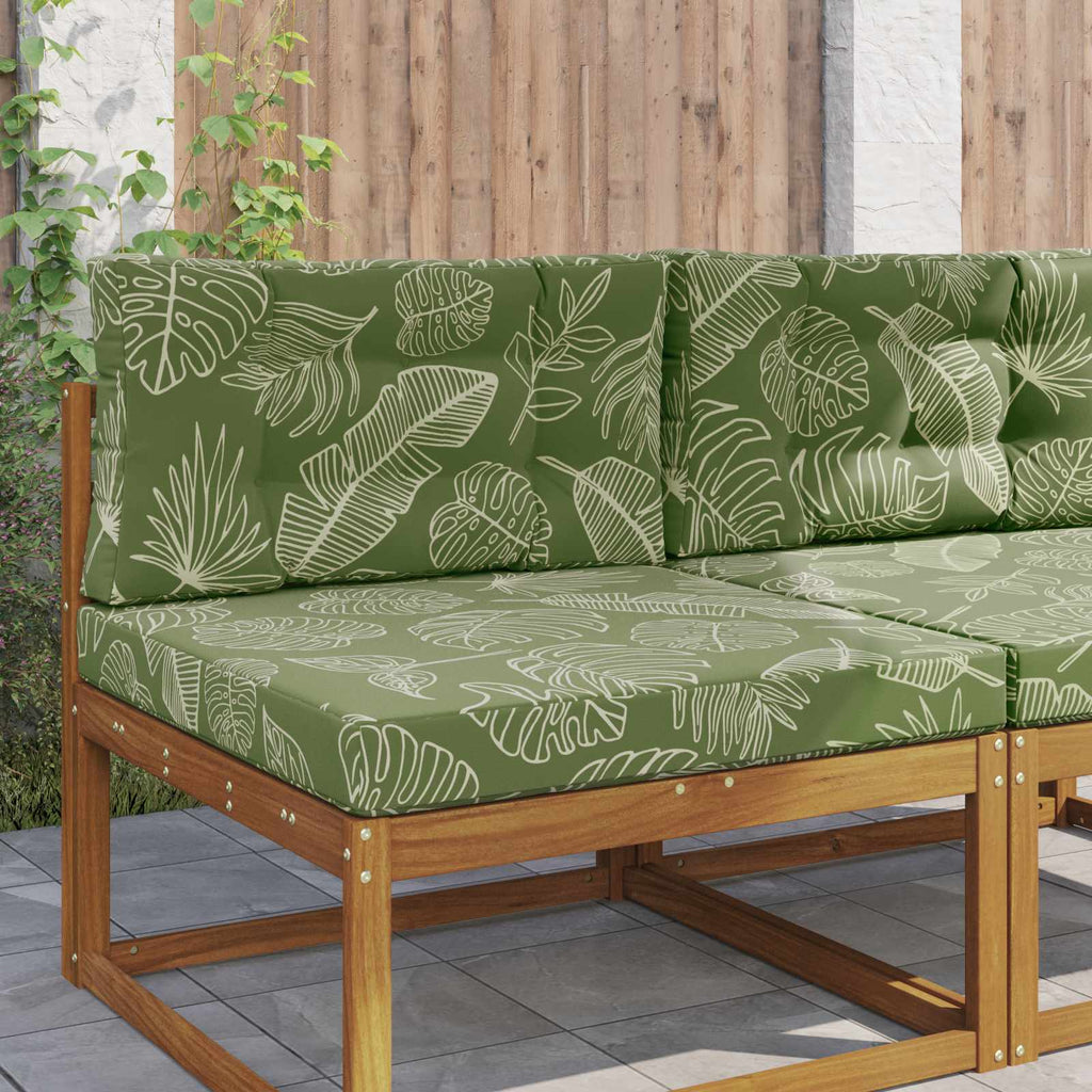 Sofakissen für draußen 2 pcs Blattdesign Polyester