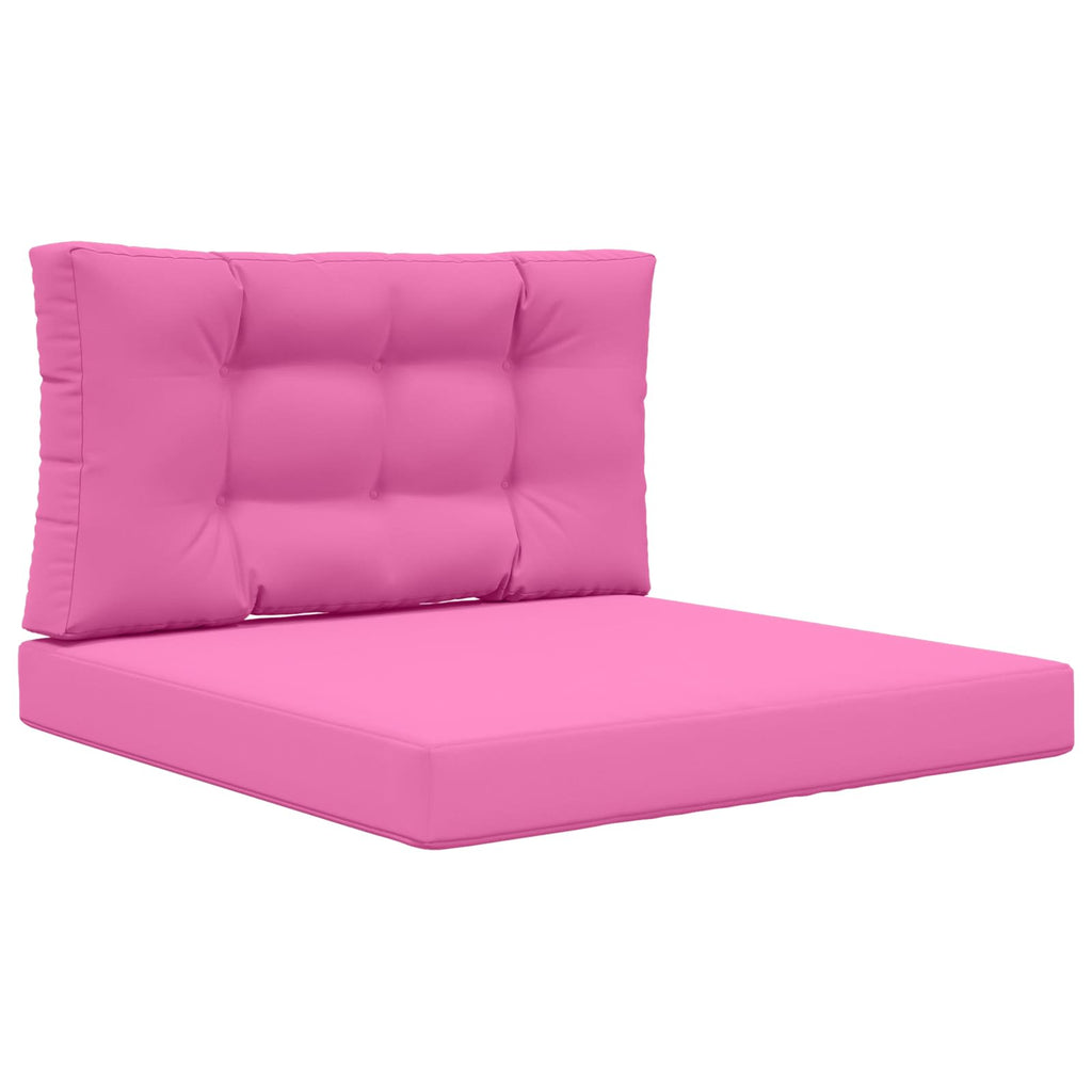 Sofakissen für draußen 2 pcs Rosa Polyester
