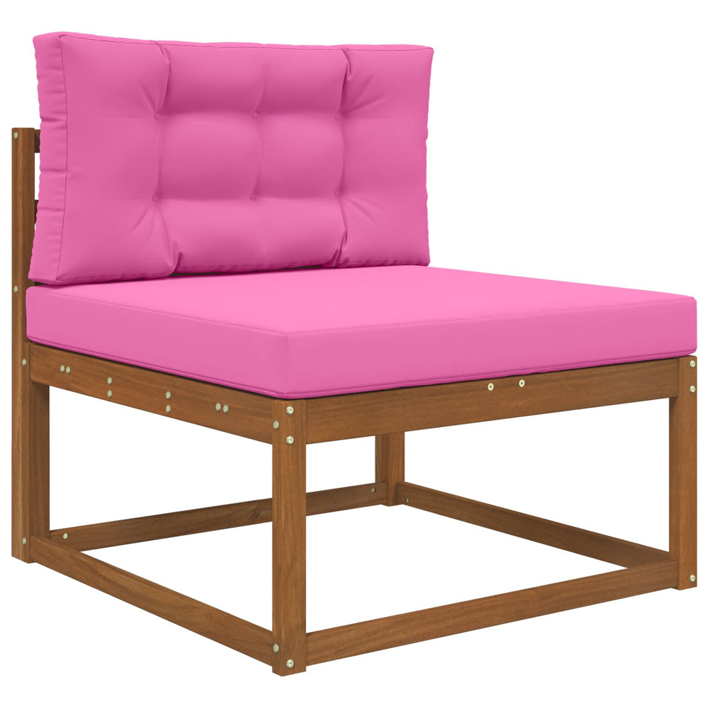 Sofakissen für draußen 2 pcs Rosa Polyester