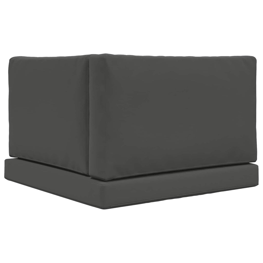 Sofakissen für draußen 3 pcs Anthrazit Polyester