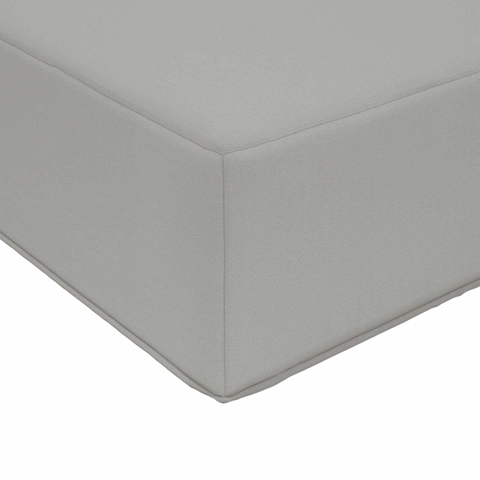Sofakissen für draußen 3 pcs Grau Polyester