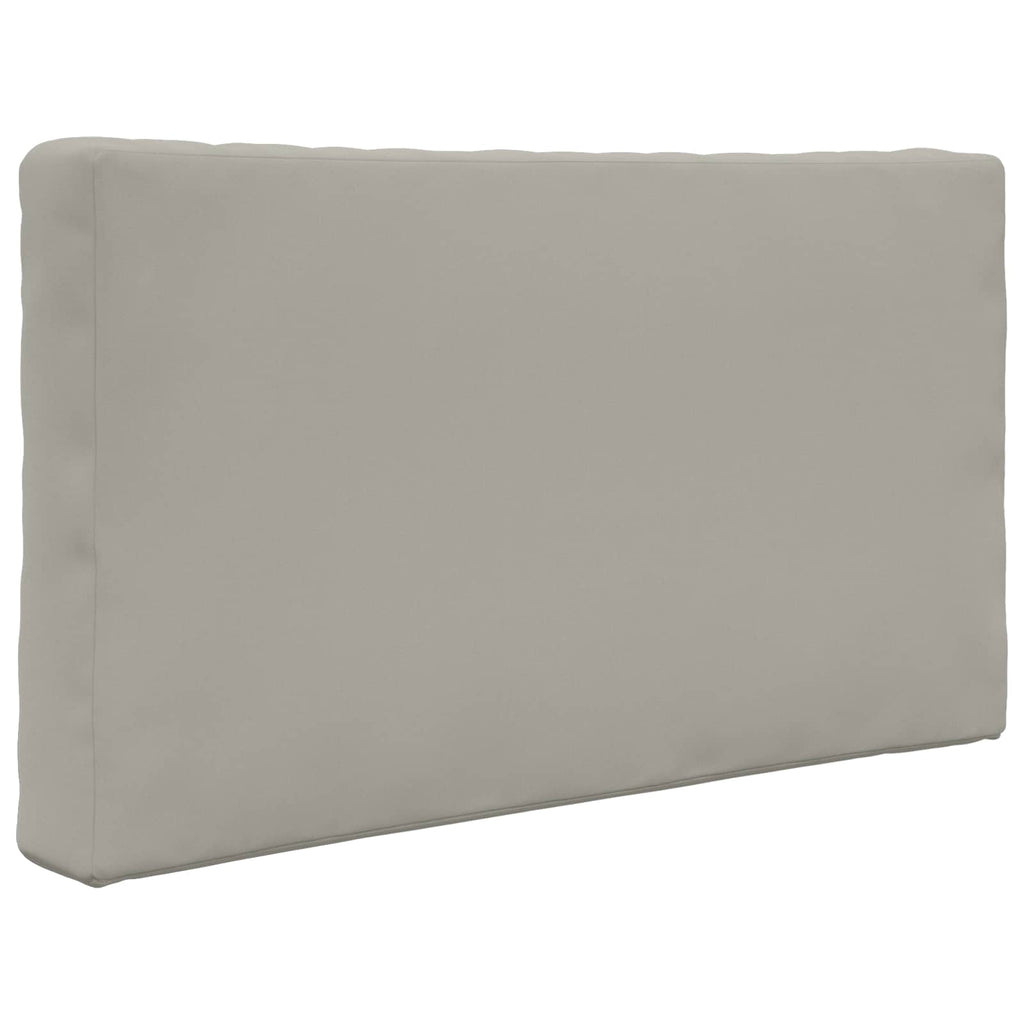 Sofakissen für draußen 3 pcs Grau Polyester