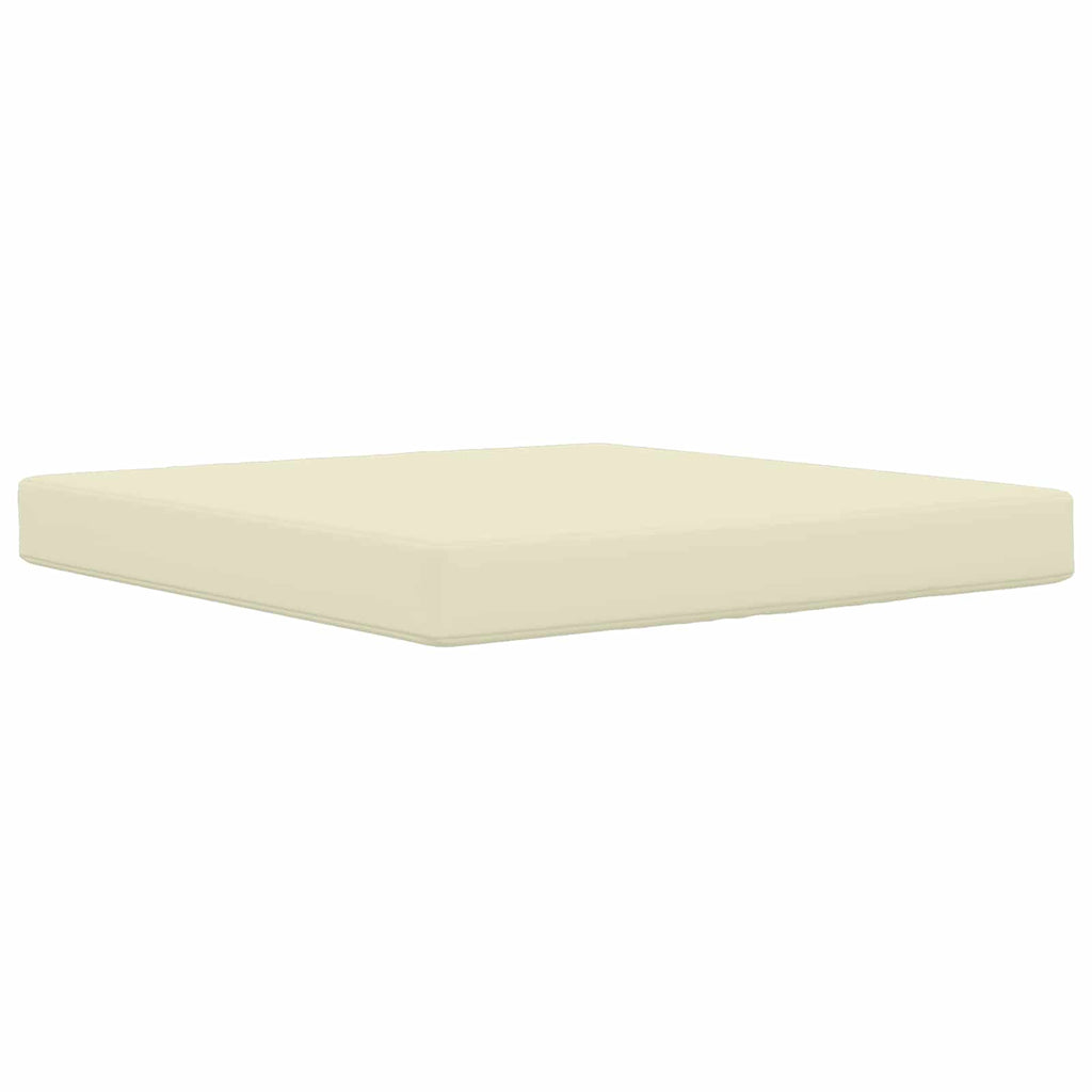 Sofakissen für draußen 3 pcs Creme Polyester