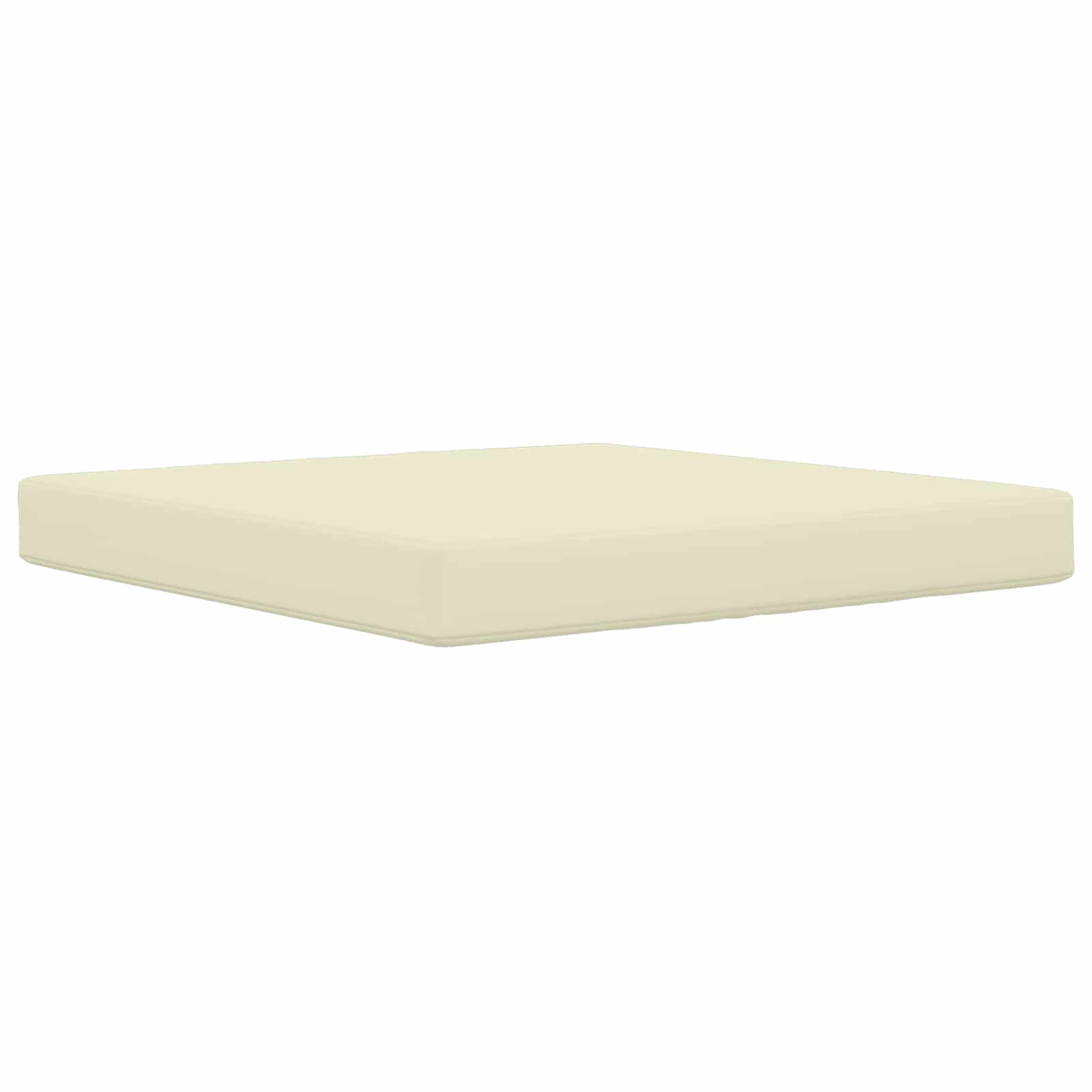 Sofakissen für draußen 3 pcs Creme Polyester