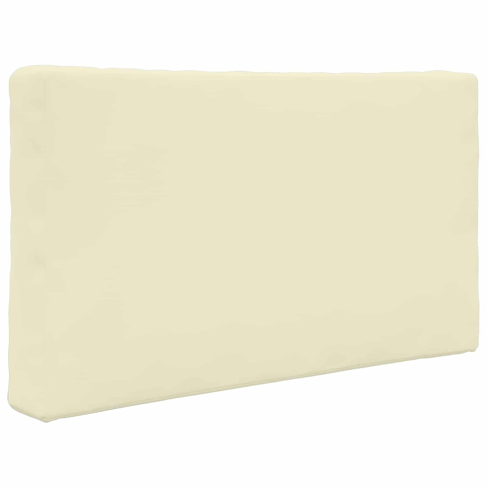Sofakissen für draußen 3 pcs Creme Polyester