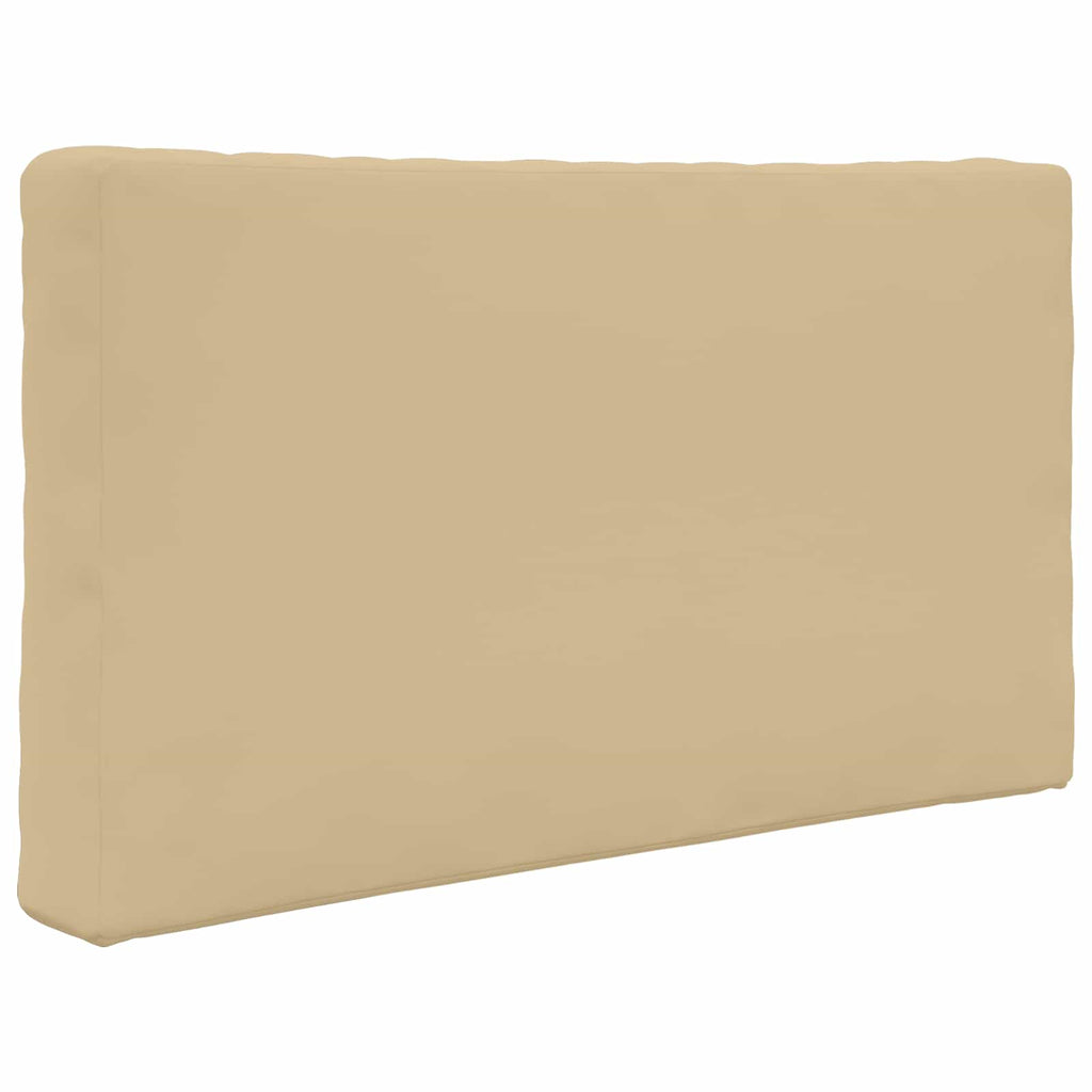 Sofakissen für draußen 3 pcs Beige Polyester