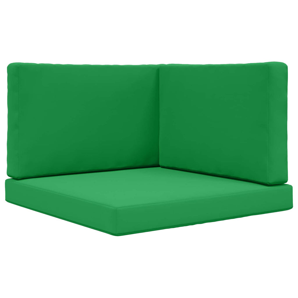 Sofakissen für draußen 3 pcs Grün Polyester
