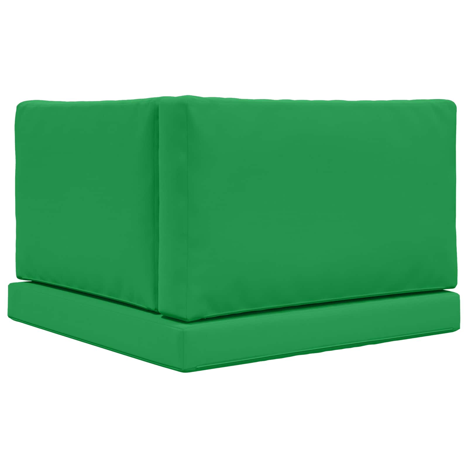 Sofakissen für draußen 3 pcs Grün Polyester