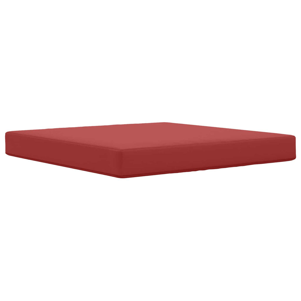 Sofakissen für draußen 3 pcs Weinrot Polyester
