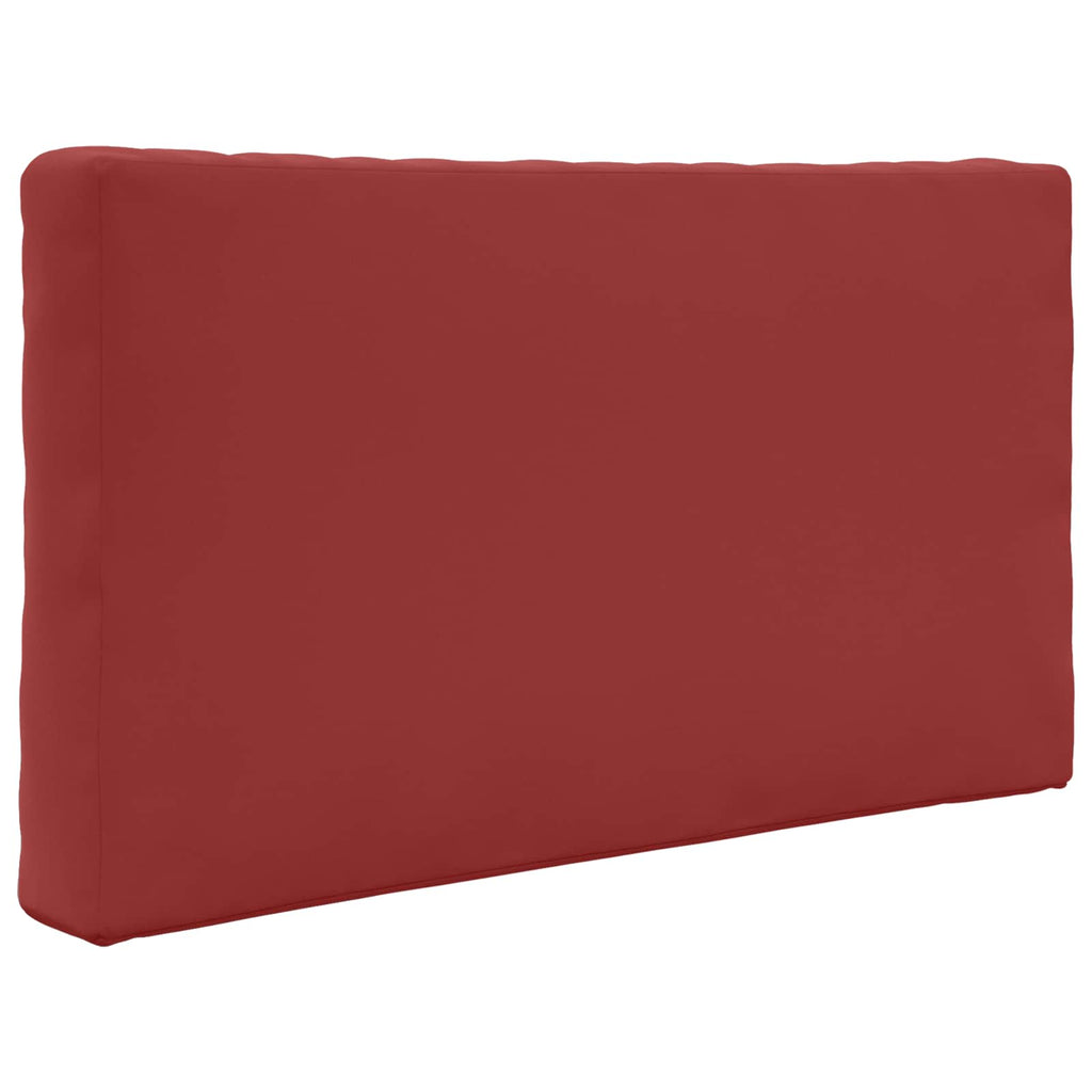 Sofakissen für draußen 3 pcs Weinrot Polyester