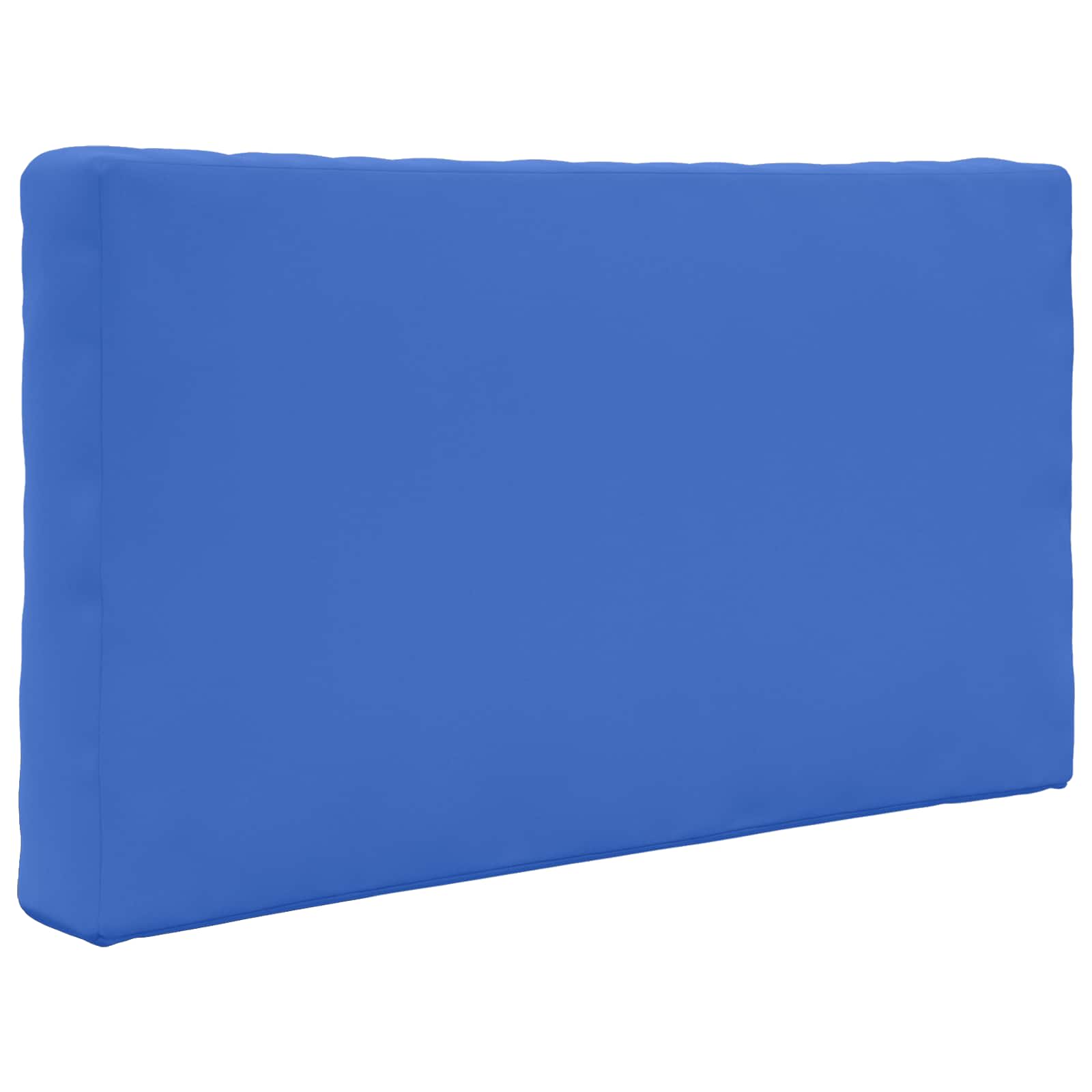 Sofakissen für draußen 3 pcs Königsblau Polyester