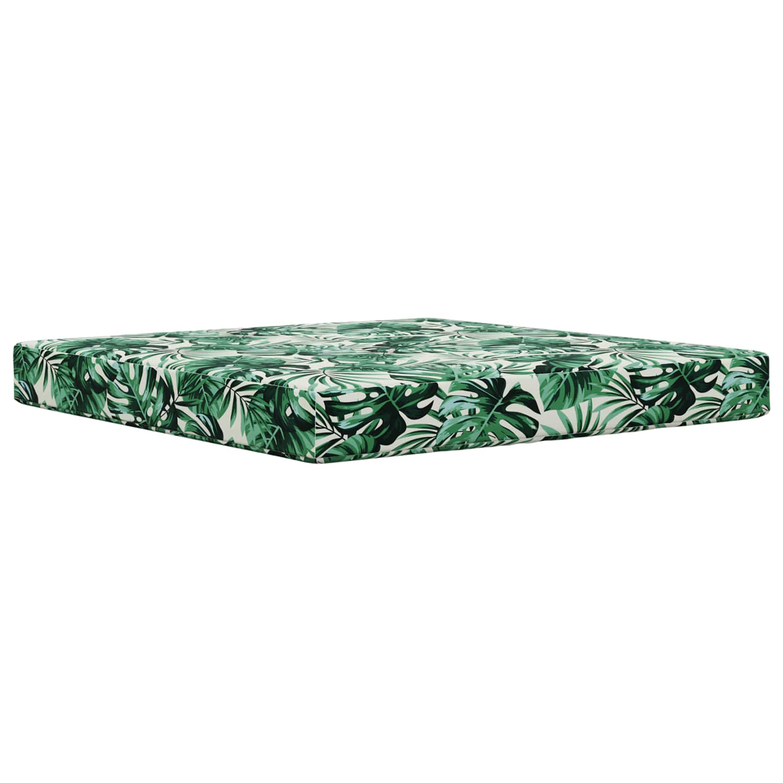 Sofakissen für draußen 3 pcs Blattmuster Polyester