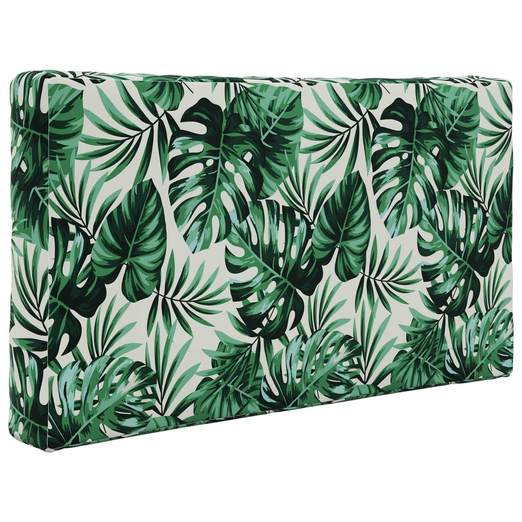 Sofakissen für draußen 3 pcs Blattmuster Polyester