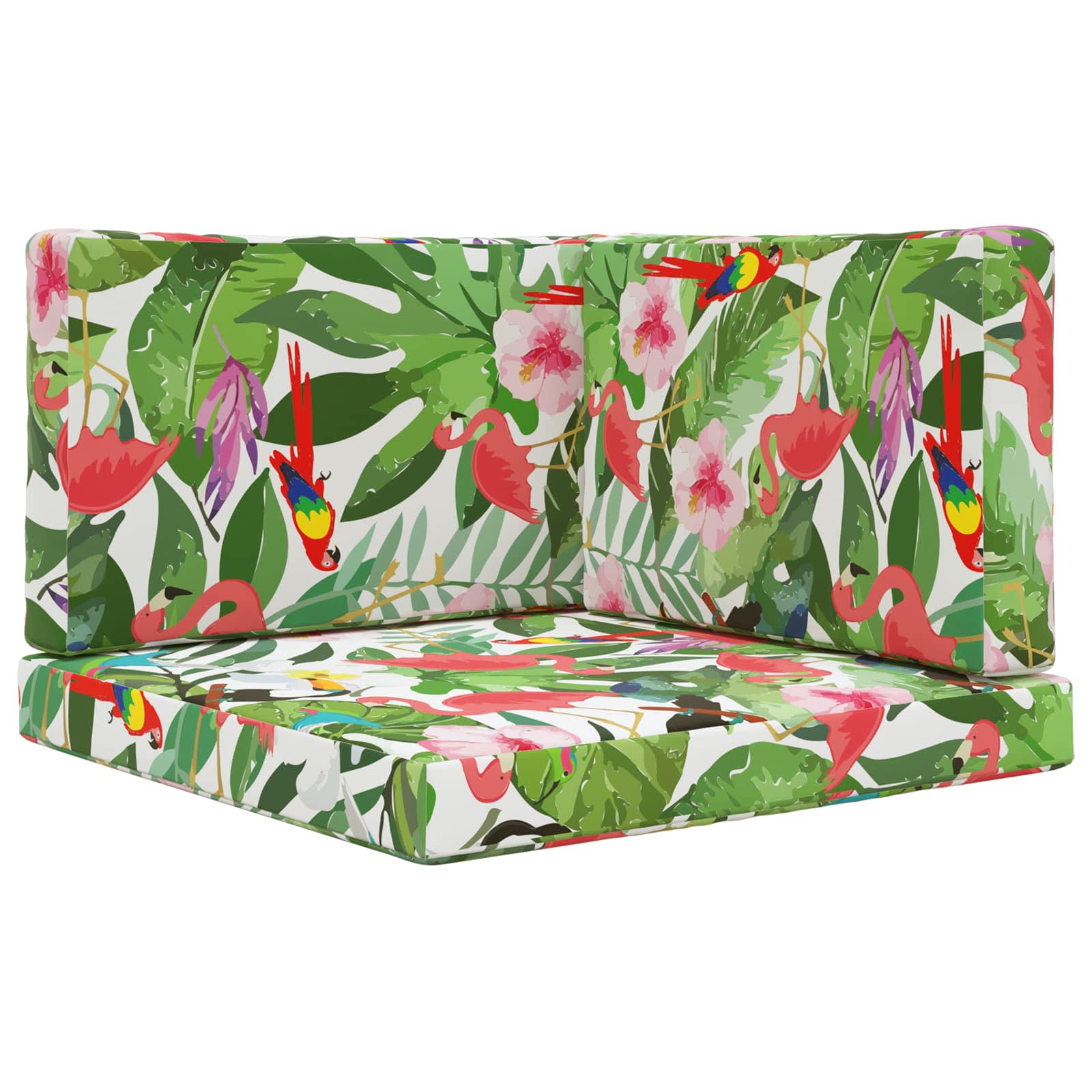 Sofakissen für draußen 3 pcs Bunt Polyester