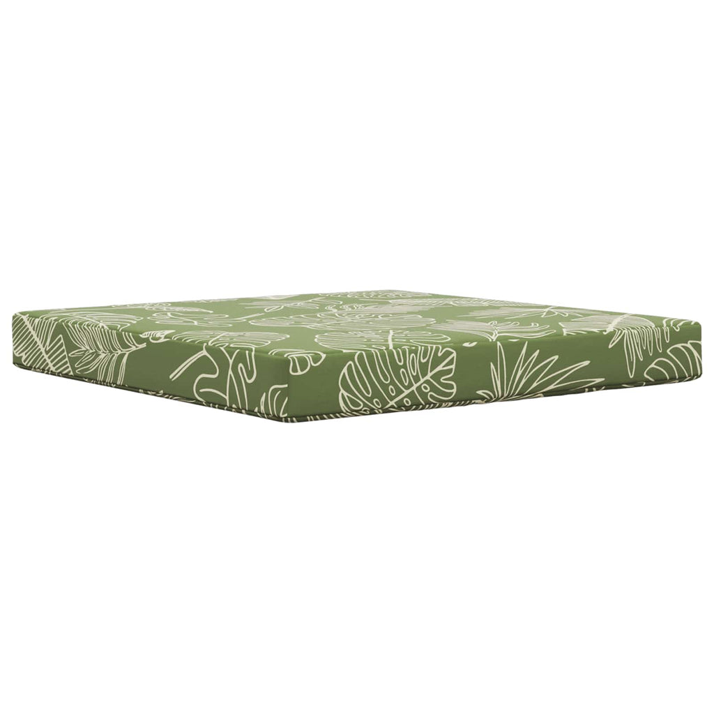 Sofakissen für draußen 3 pcs Blattdesign Polyester