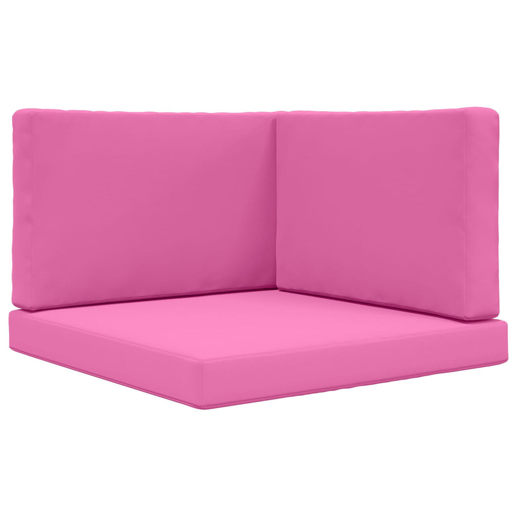 Sofakissen für draußen 3 pcs Rosa Polyester