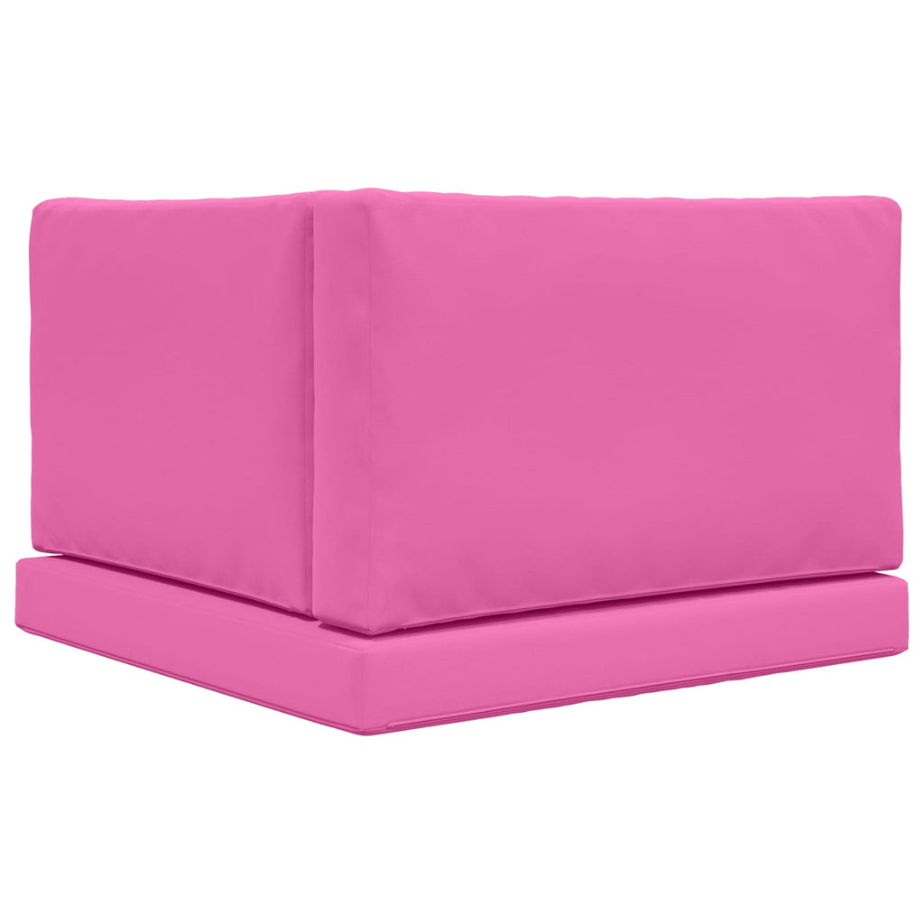 Sofakissen für draußen 3 pcs Rosa Polyester