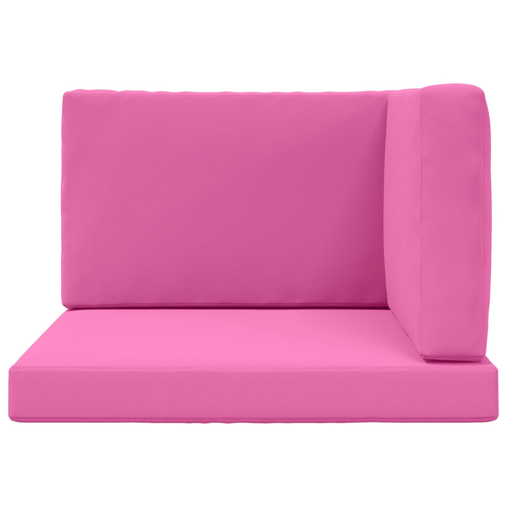 Sofakissen für draußen 3 pcs Rosa Polyester