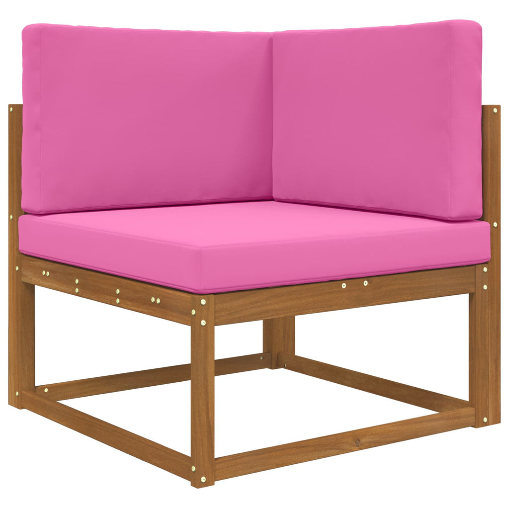 Sofakissen für draußen 3 pcs Rosa Polyester