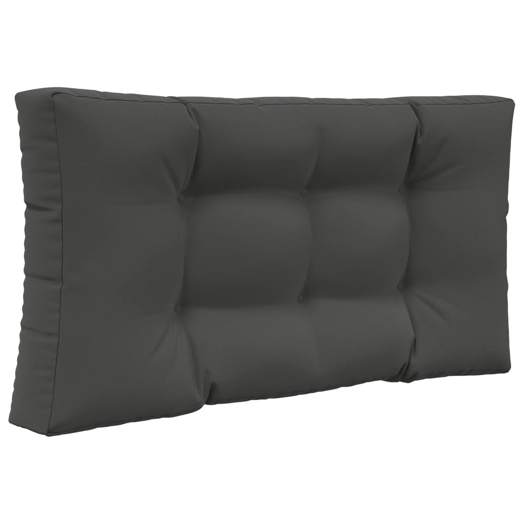 Sofakissen für draußen 3 pcs Anthrazit Polyester