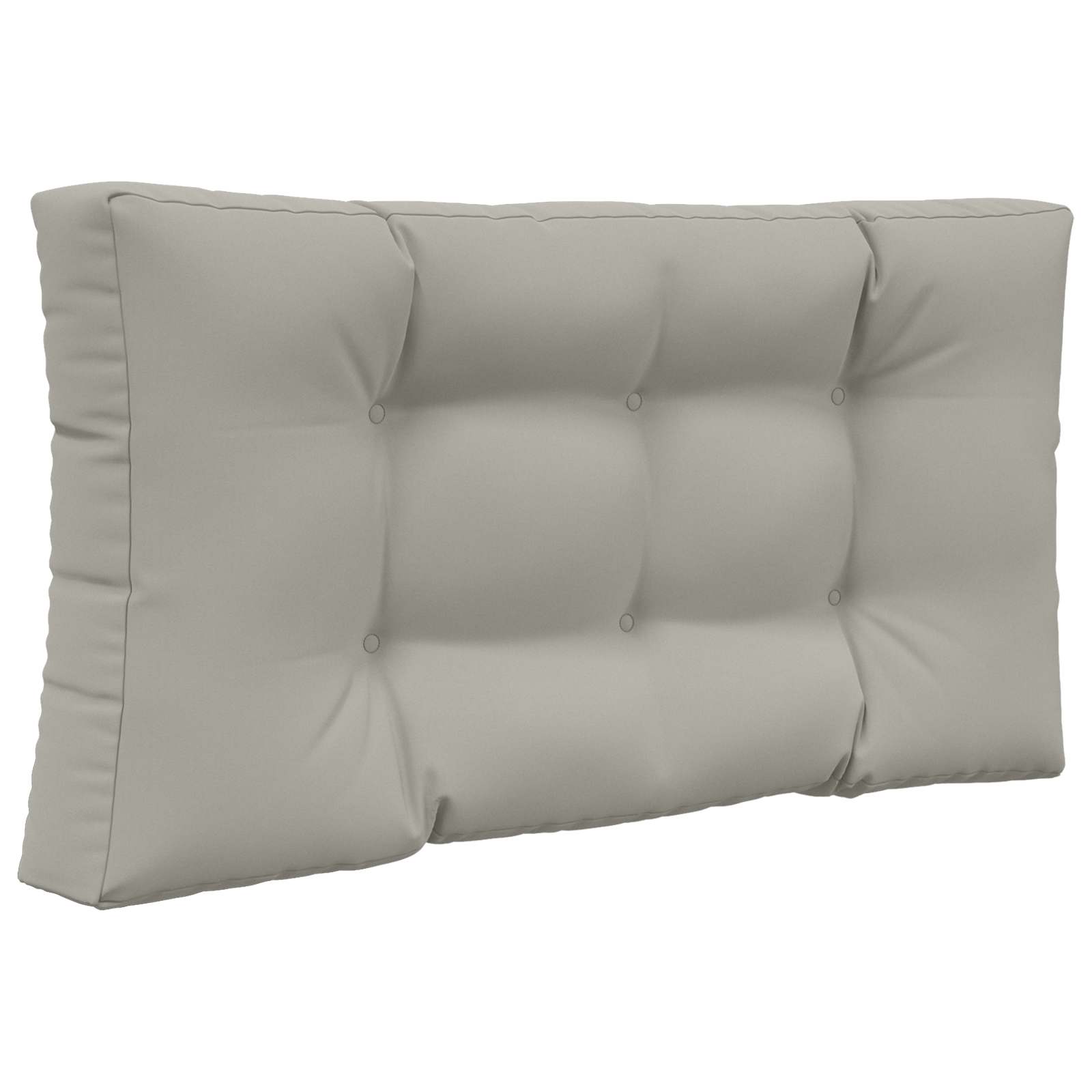 Sofakissen für draußen 3 pcs Grau Polyester
