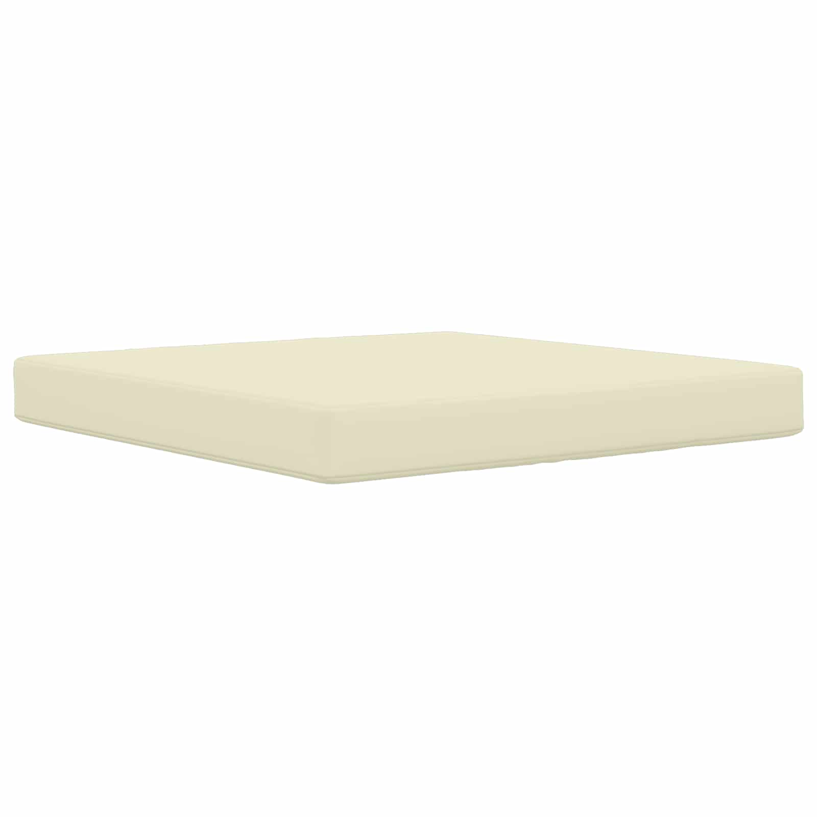 Sofakissen für draußen 3 pcs Creme Polyester