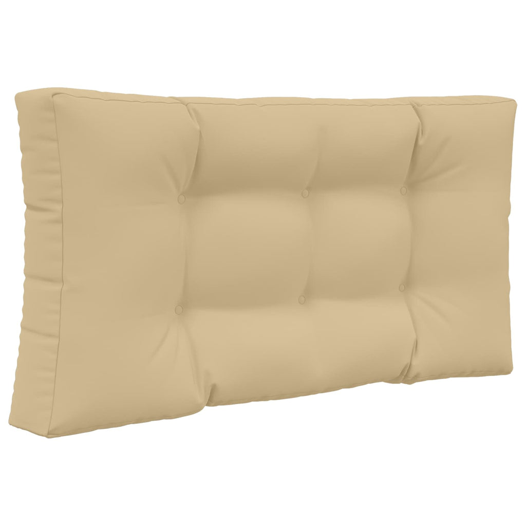 Sofakissen für draußen 3 pcs Beige Polyester