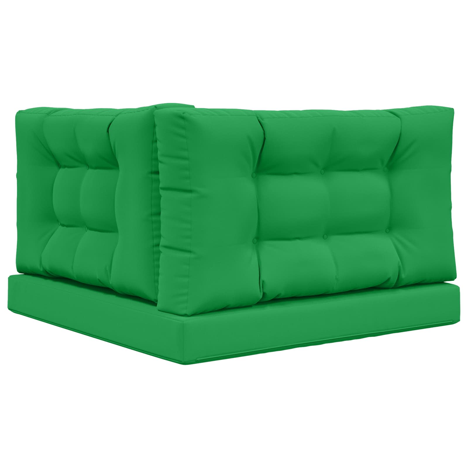 Sofakissen für draußen 3 pcs Grün Polyester