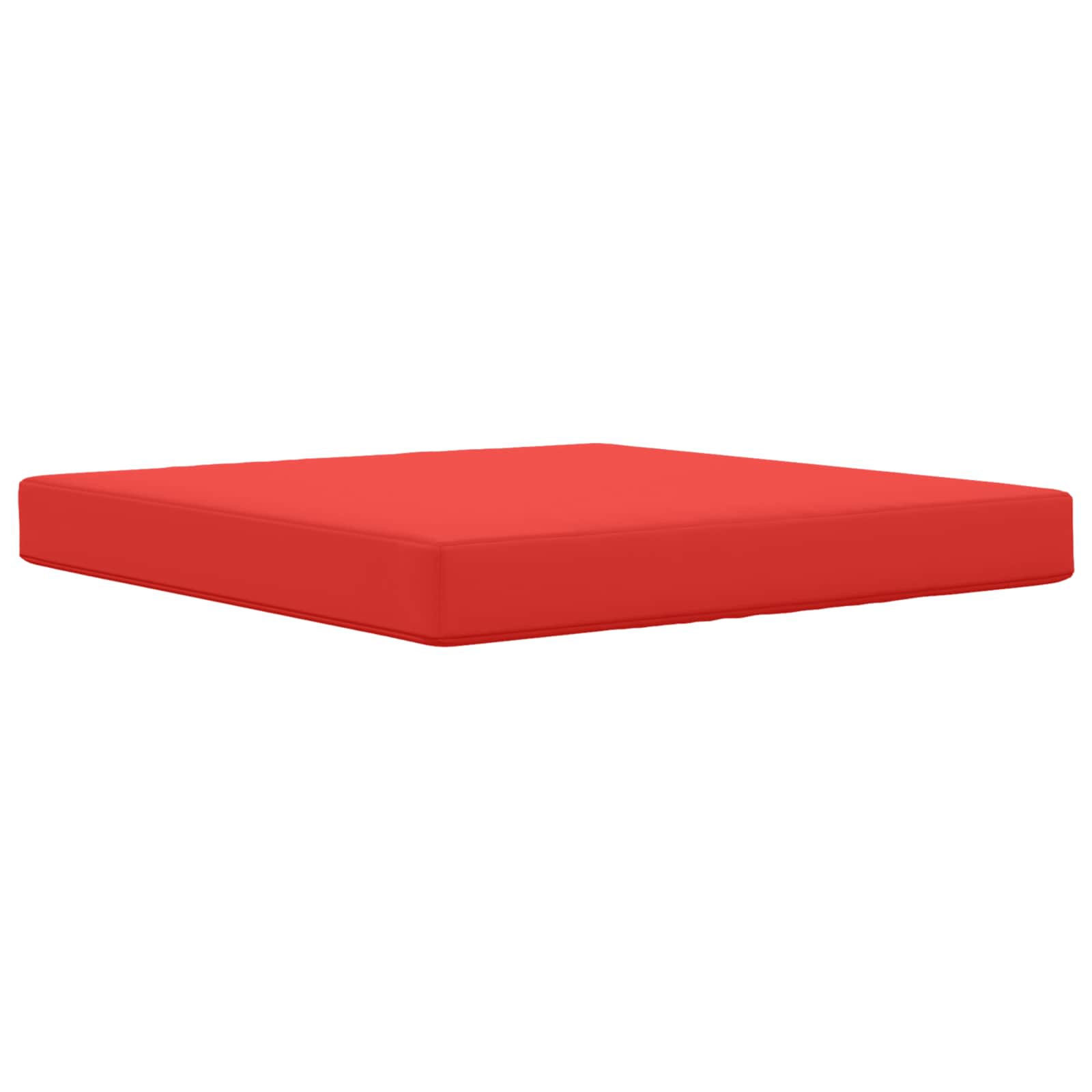 Sofakissen für draußen 3 pcs Rot Polyester