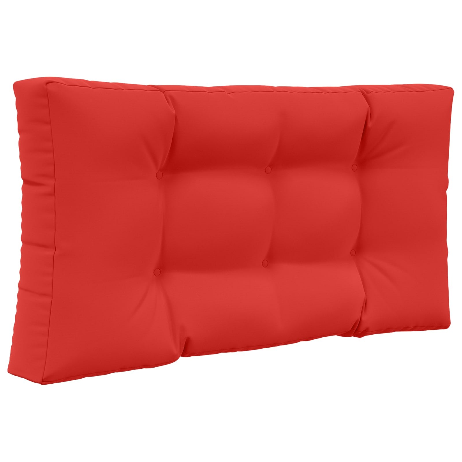 Sofakissen für draußen 3 pcs Rot Polyester