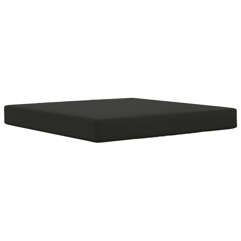 Sofakissen für draußen 3 pcs Schwarz Polyester
